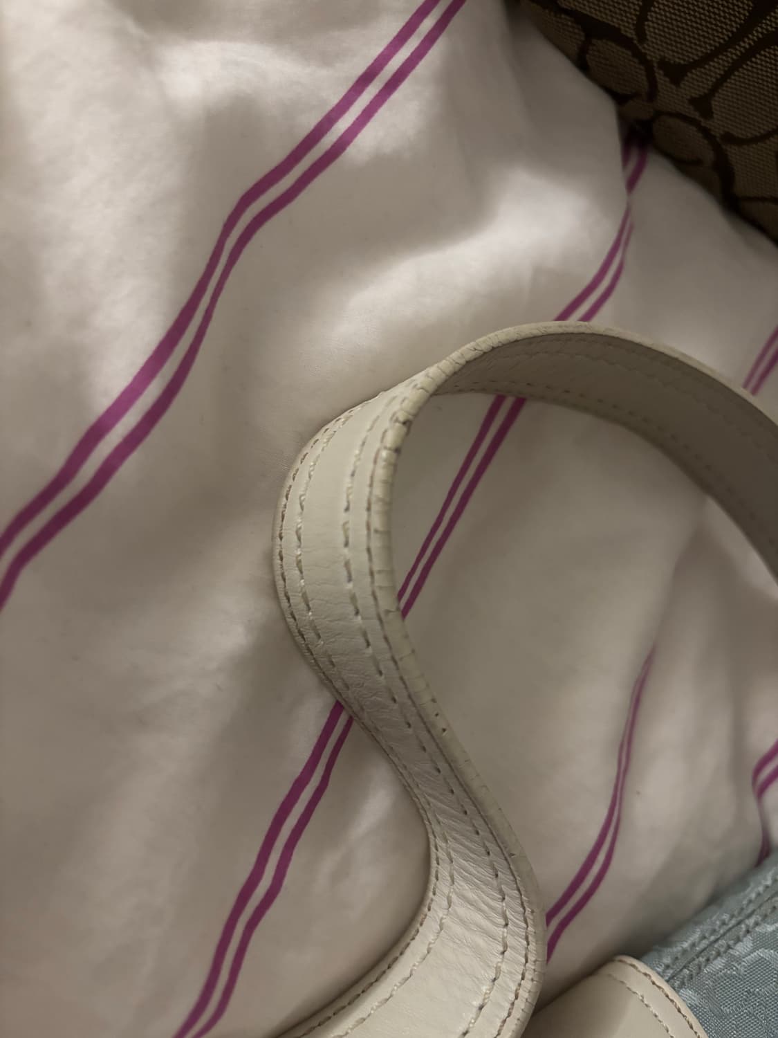 코치 핸드백 스카이블루 상품이미지8