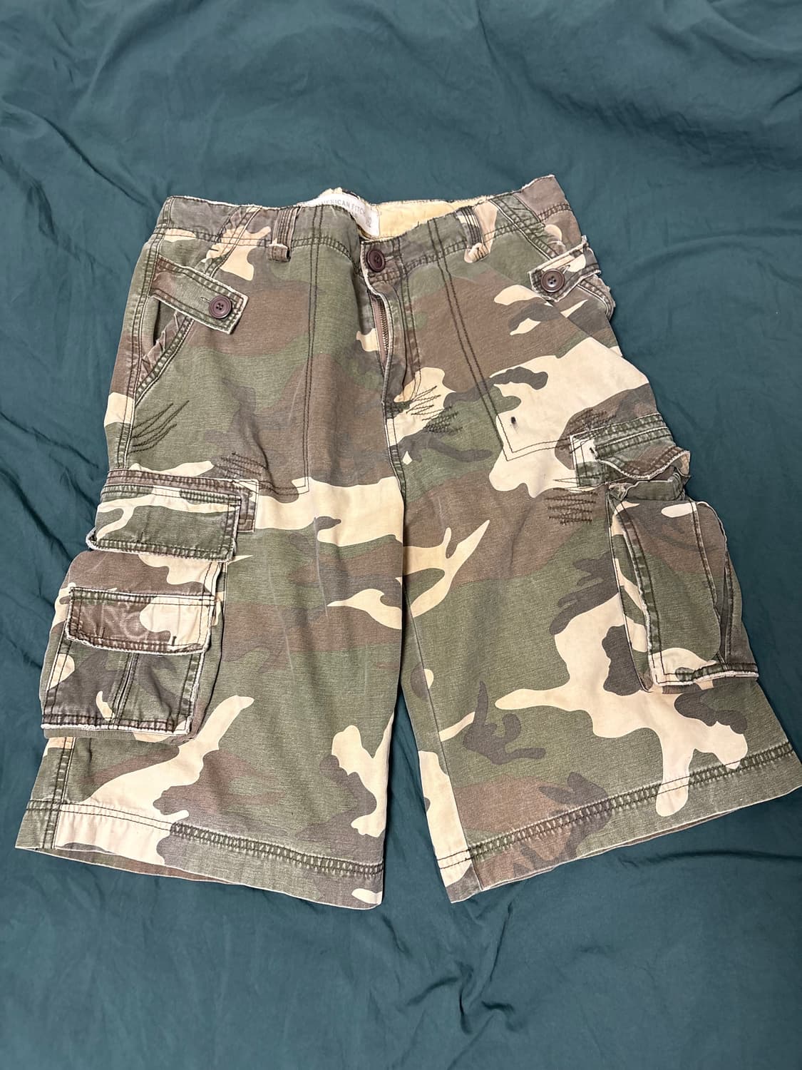 빈티지 카모 버뮤다 상품이미지1