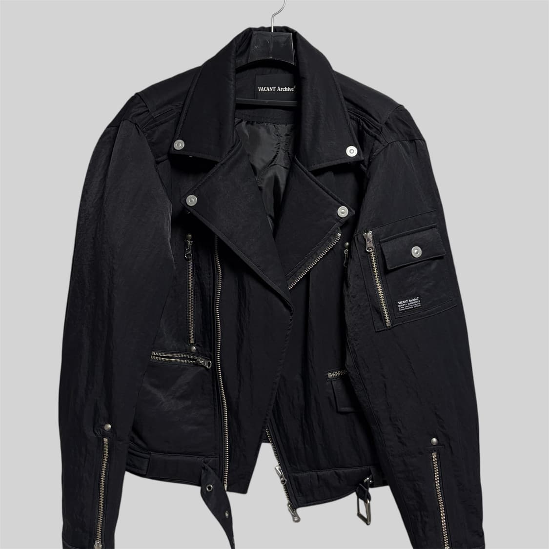 베이컨트 아카이브 패디드 라이더 자켓 블랙 L 상품이미지2