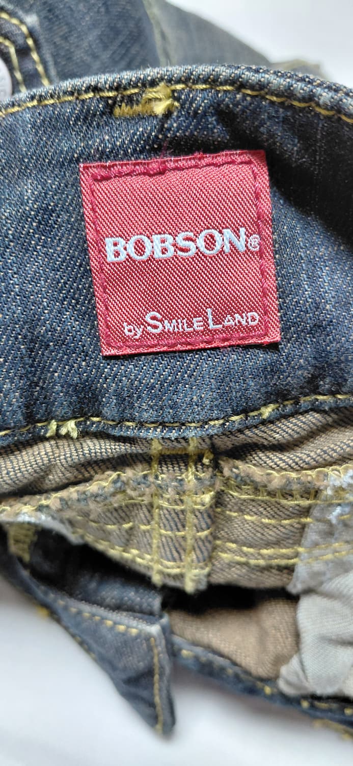 [BOBSON x SMILE LAND] 빈티지 워싱 신치백 부츠컷 데님 상품이미지6