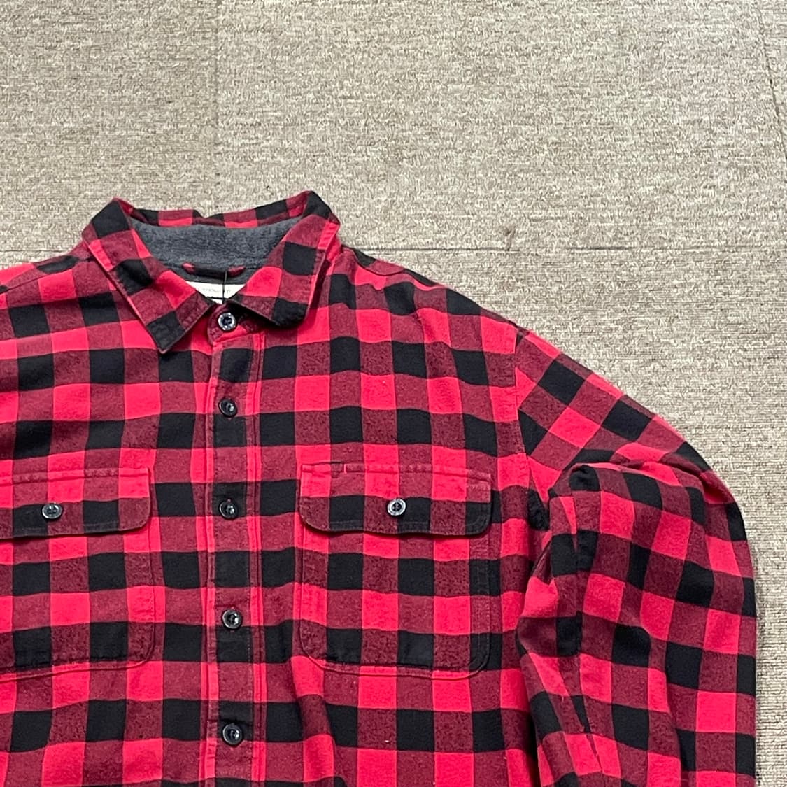 (XL) L.L.Bean 엘엘빈 체크 셔츠 자켓 트레디셔널핏 상품이미지2
