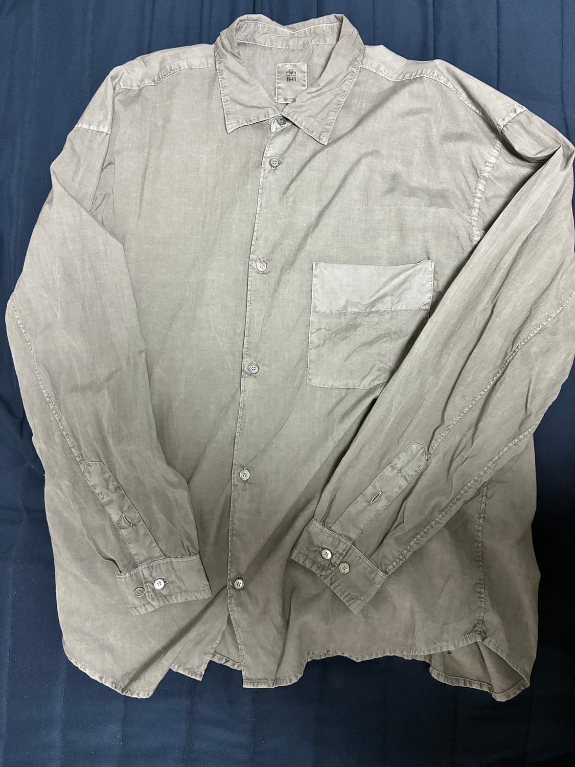 폴리테루 텐코 셔츠 2.0 미드 그레이 4사이즈 상품이미지2