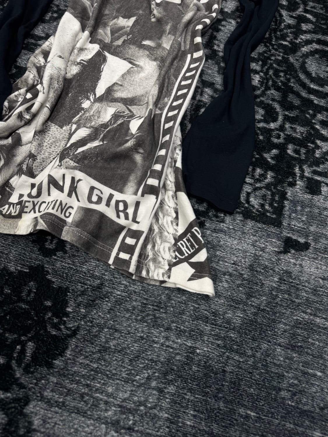 Shc punk printing raglan cut sew 상품이미지5