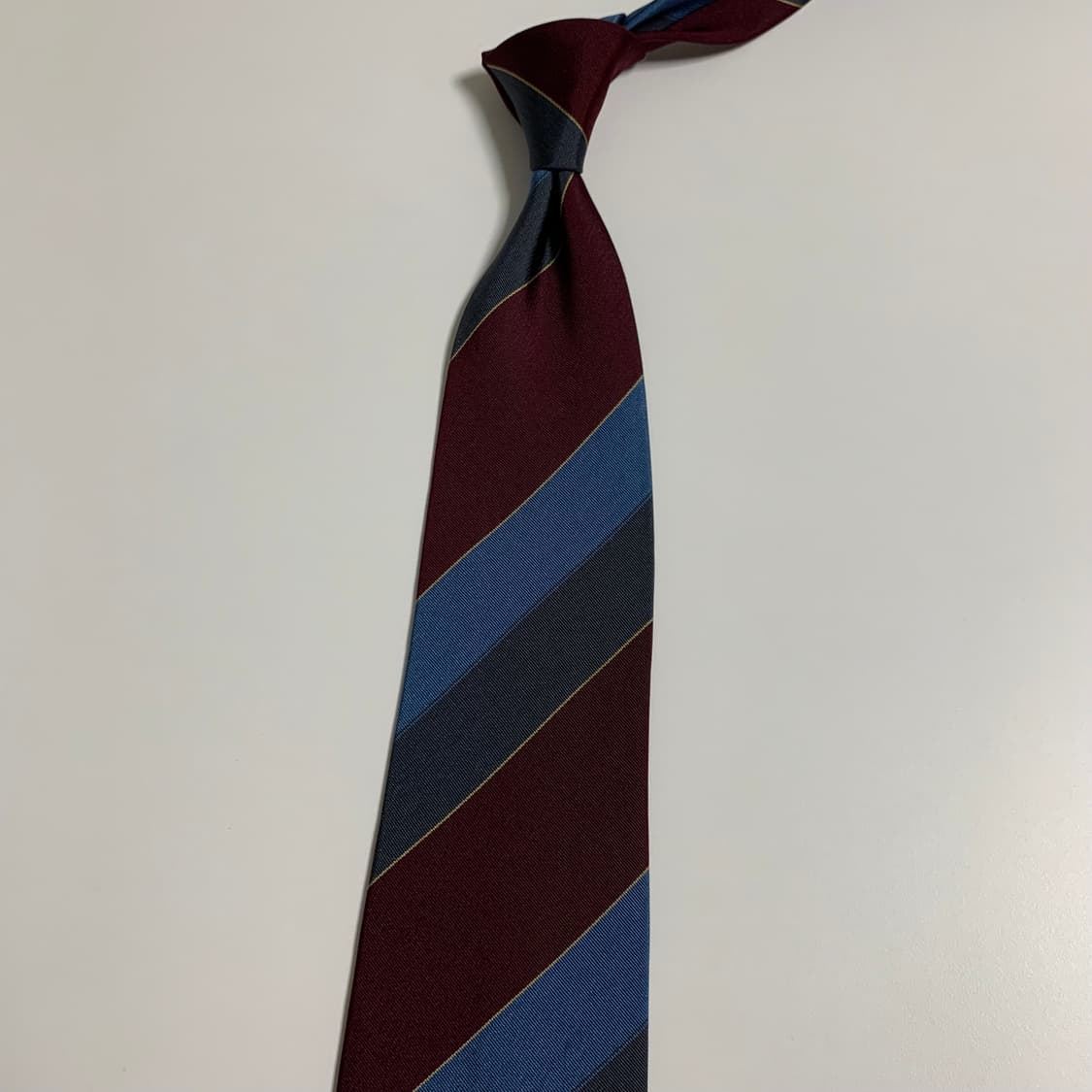 랑방(LANVIN) 레지멘탈 넥타이 명품 클래식정장 A+등급 8cm 상품이미지8