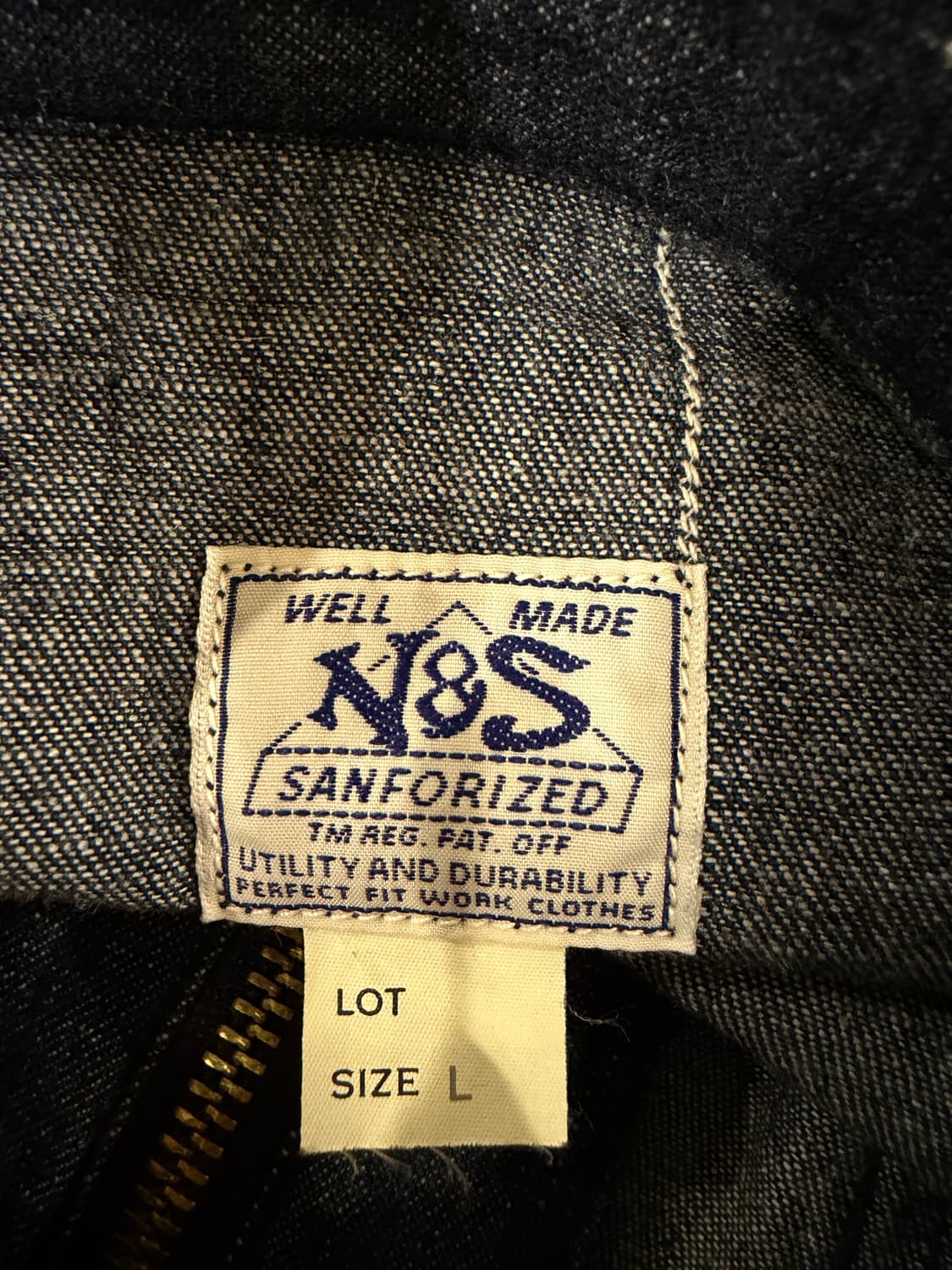 브론슨 91-B 데님 블루종 자켓 상품이미지5