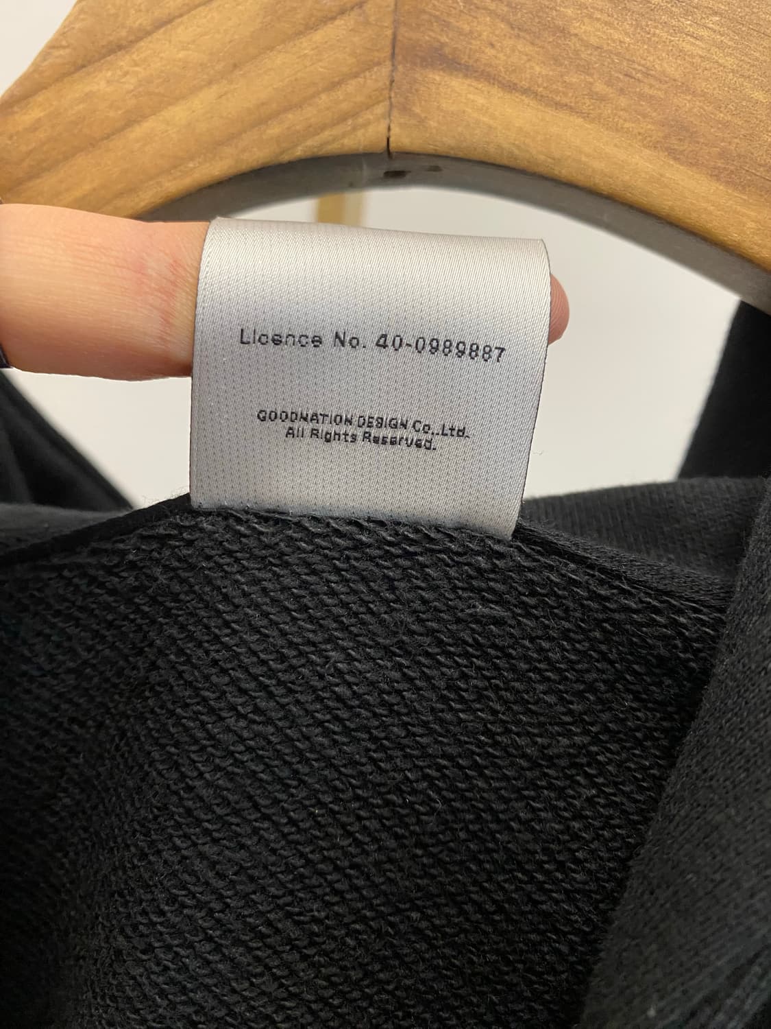 크리틱 웜홀 로고 후디 자켓(블랙) 상품이미지9