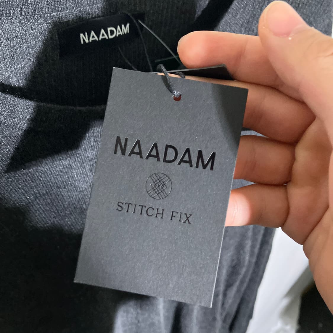 M 새상품)NAADAM 실크 캐시미어 헨리넥 긴팔 스웨터 상품이미지2