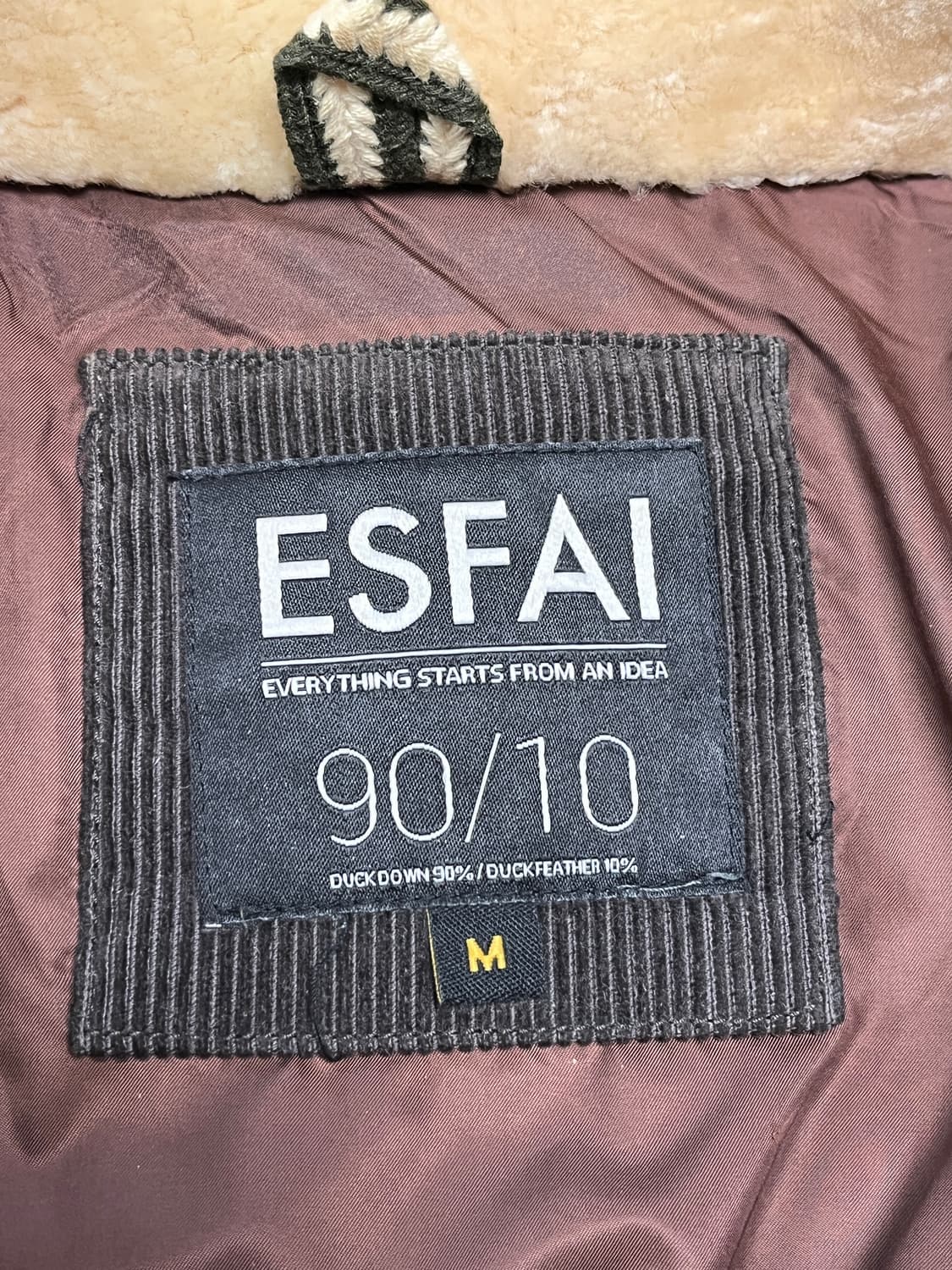 [M] 에스파이 왁스 코튼 덕다운 패딩 자켓 상품이미지4