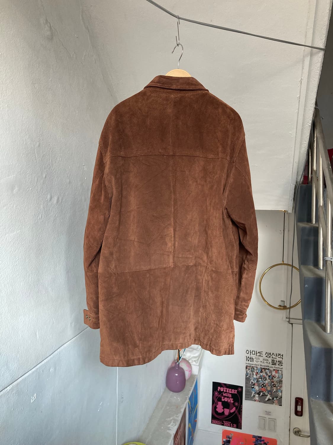 리얼 스웨이드 오버핏 자켓 상품이미지6