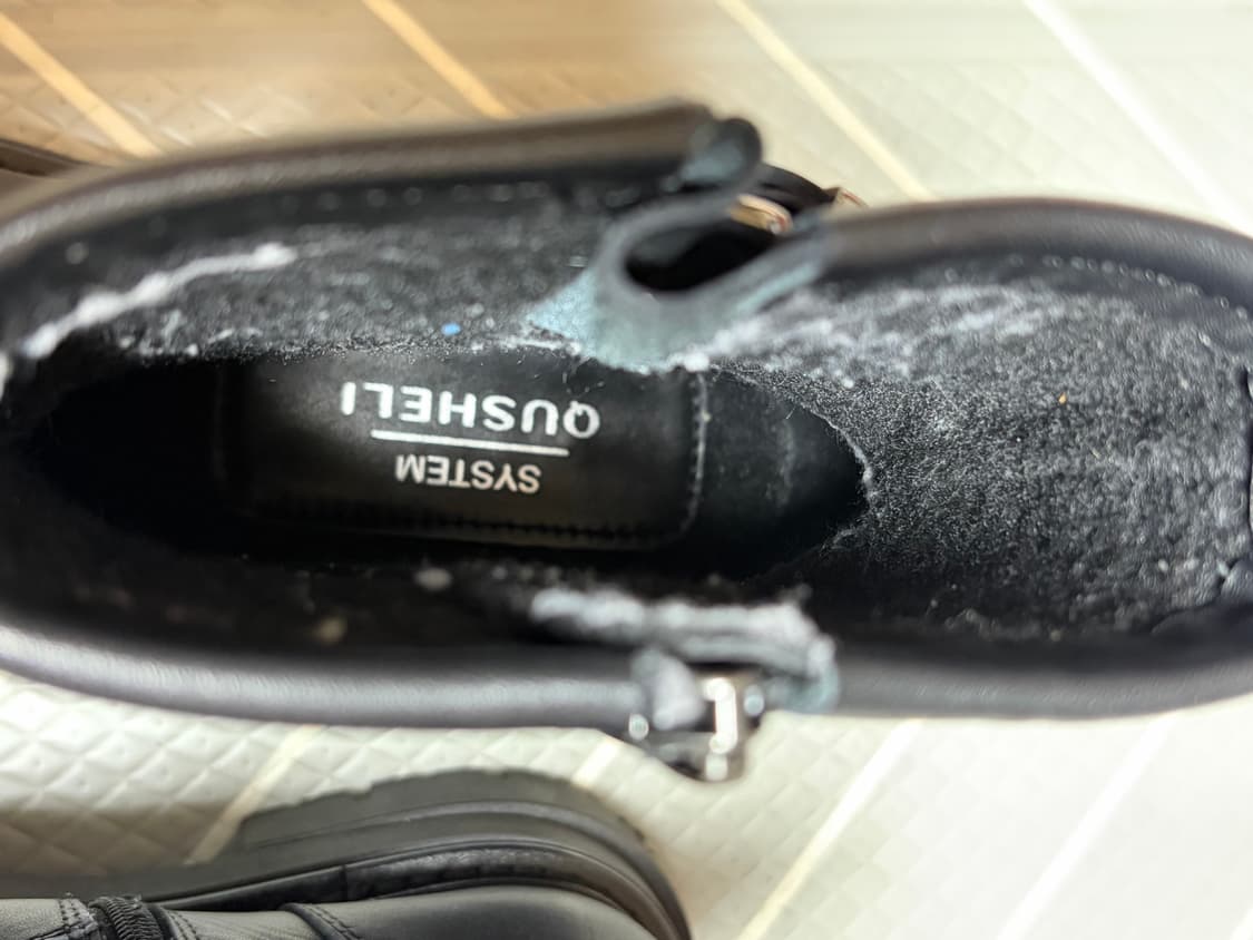 시스템 레더 바이커 앵클 부츠 245(38) 상품이미지4