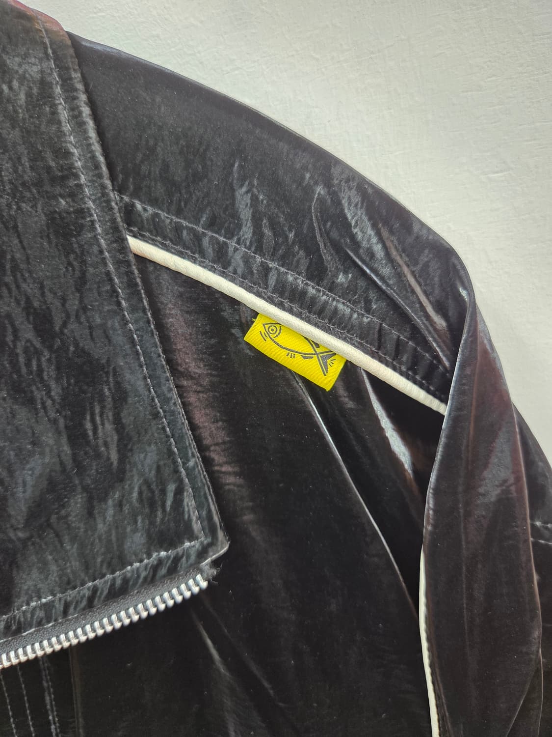 [초희귀]홀리넘버세븐 블랙 유광 리버시블 트랙 자켓 상품이미지5