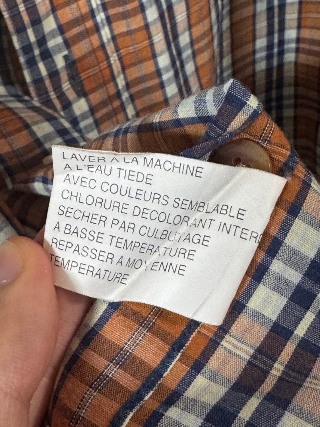 유럽브랜드 CAVORI 체크 반팔셔츠 L/G-XL 상품이미지7