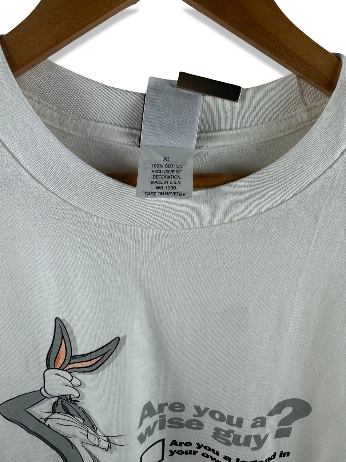 90S 루니툰즈 미국생산 싱글스티치 버니 티셔츠3013 상품이미지3