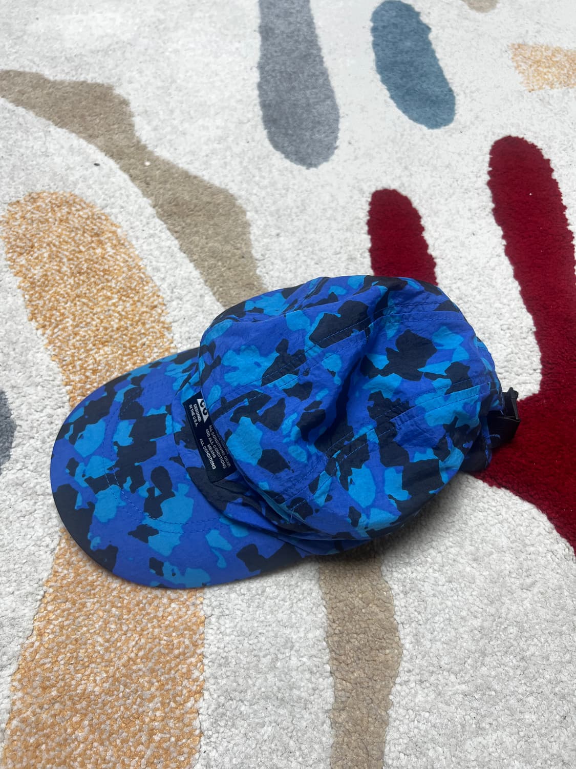 나이키 acg 블루 카모 캡 상품이미지2