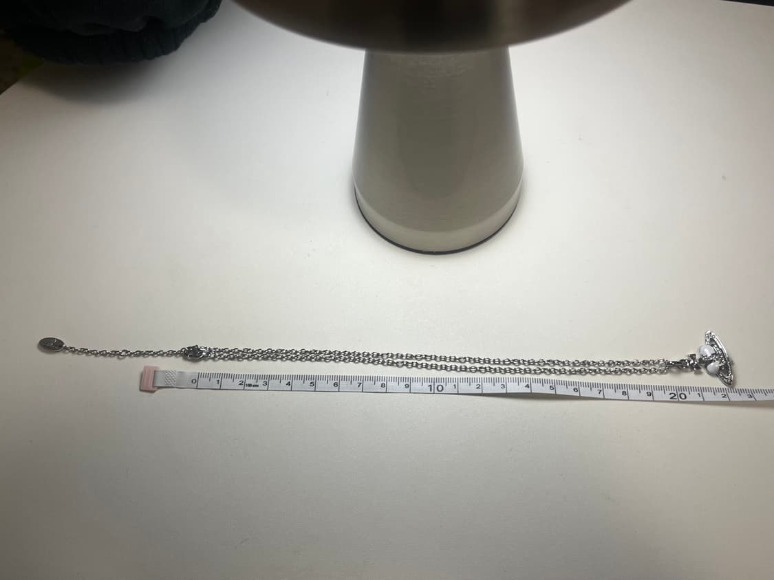 비비안웨스트우드 디아망떼 화이트 목걸이 상품이미지8