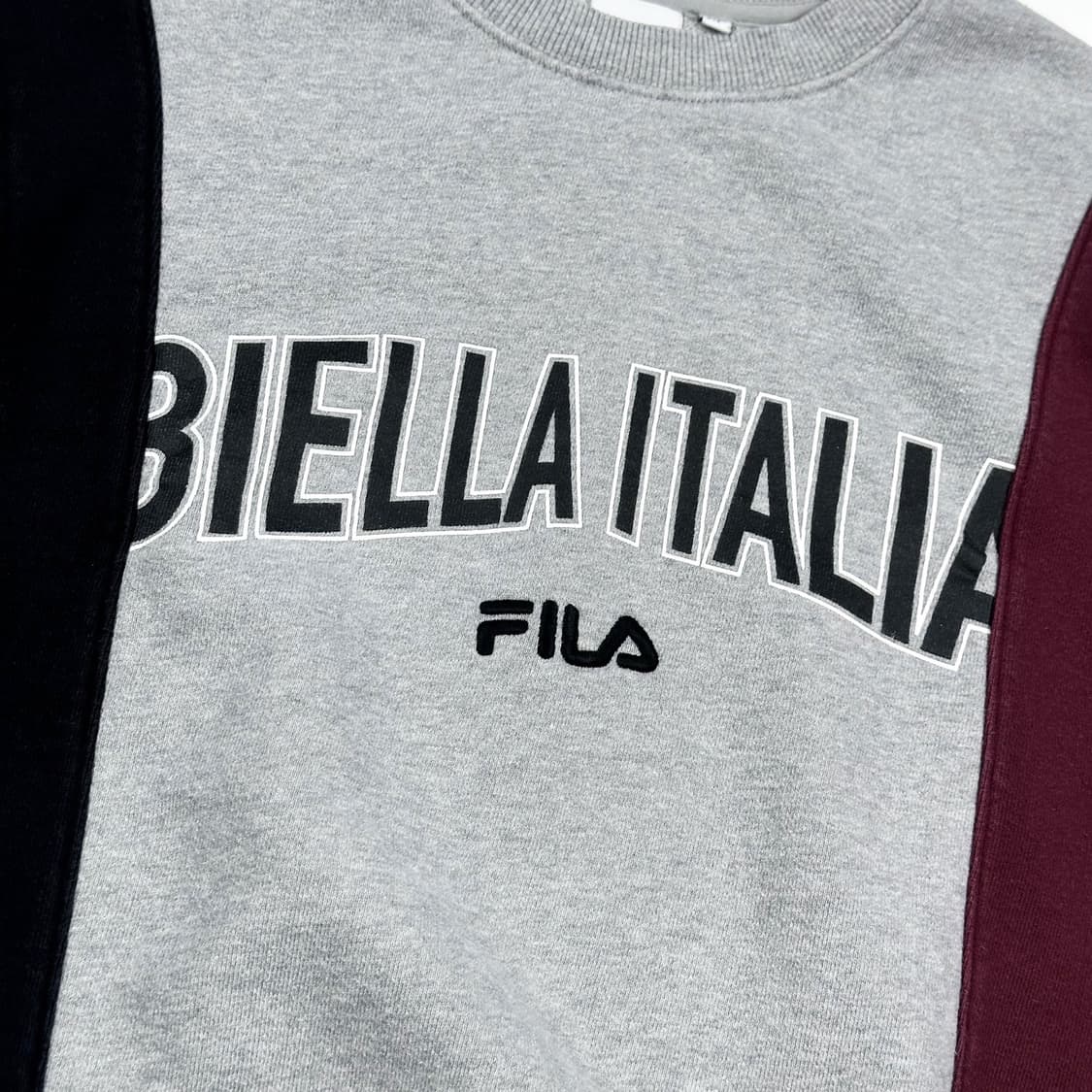 휠라 이태리 패치워크 박시 맨투맨 (L) 상품이미지3