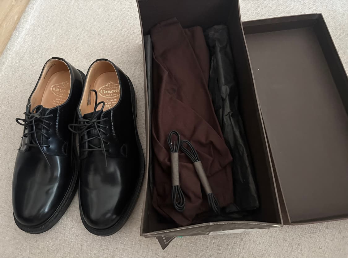 베트멍 처치스 새넌 더비 슈즈 블랙 / 42 상품이미지10