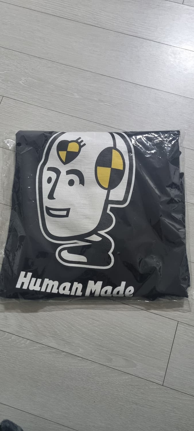 [극미중고]휴먼메이드 x 에이셉라키 휴먼테스팅 블랙 티셔츠 XL 상품이미지3