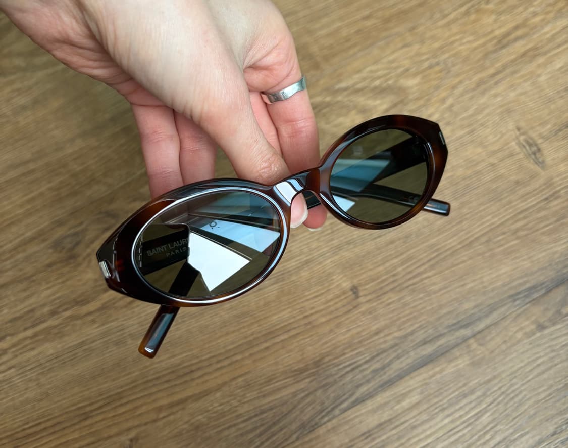 이브 생 로랑 아이웨어 잔 오벌 프레임 선글라스 상품이미지6