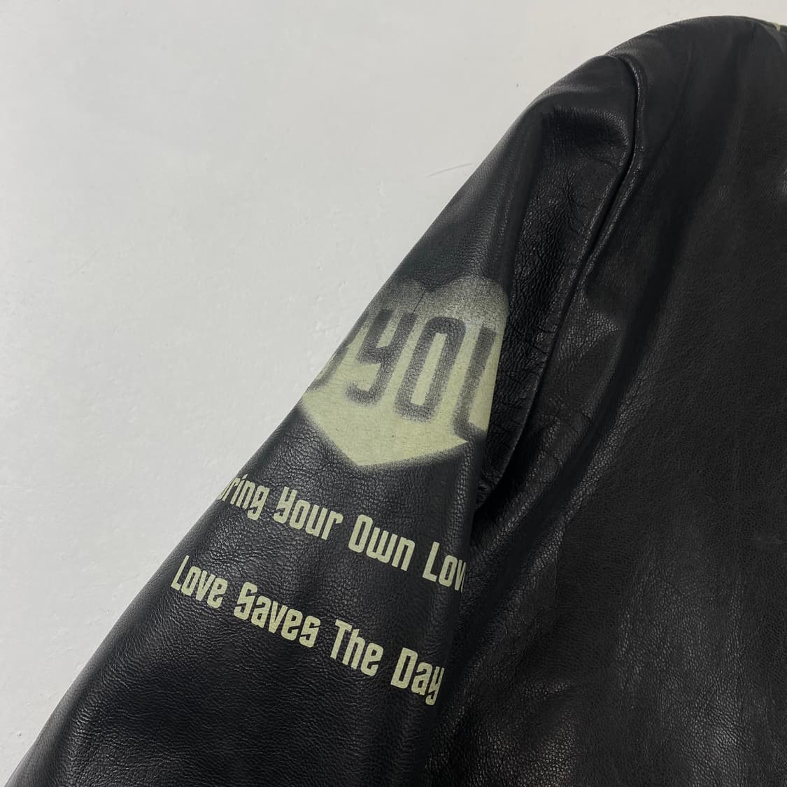 빈티지 인디고 레드 소가죽 레더 자켓 (105) 상품이미지3