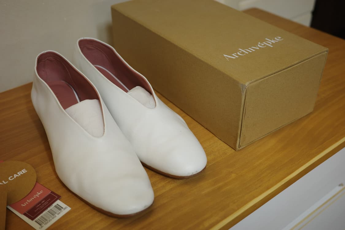아카이브앱크 화이트 구두 250mm 상품이미지10