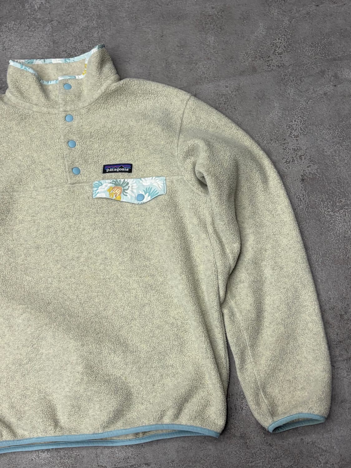 파타고니아 신칠라 플리스 풀오버 아이보리 상품이미지4