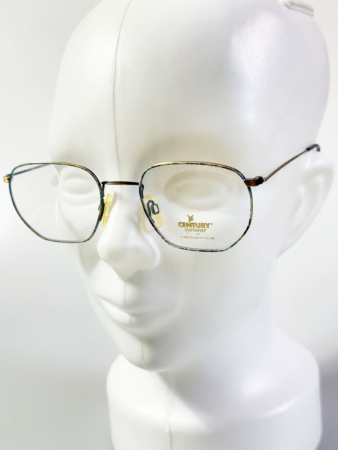 90s CENTURY EYEWEAR 마블 슬림 스퀘어 빈티지 안경 상품이미지8