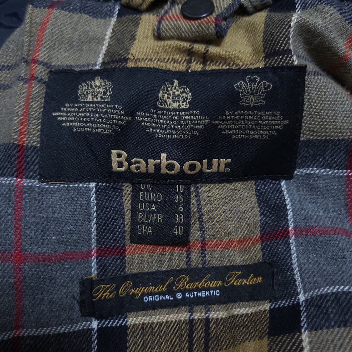 바버 여성 왁스자켓 M 0227  뽀샤샤 상품이미지10