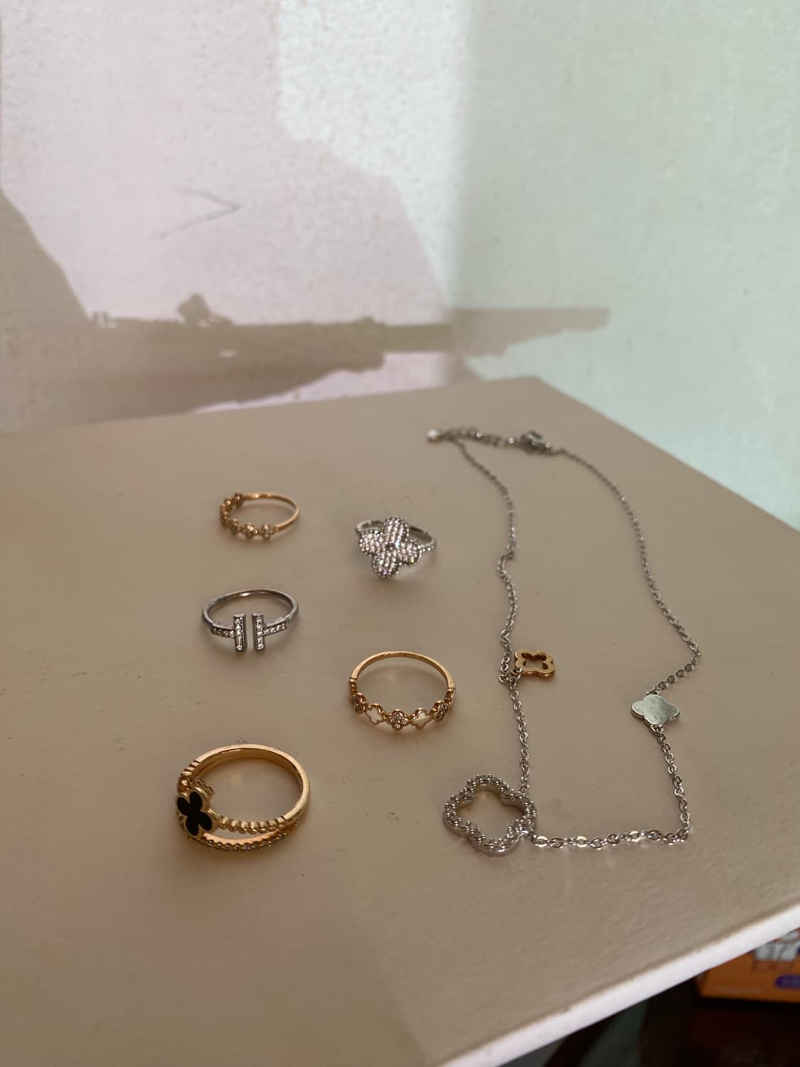 미사용 반지 목걸이 일괄 상품이미지3