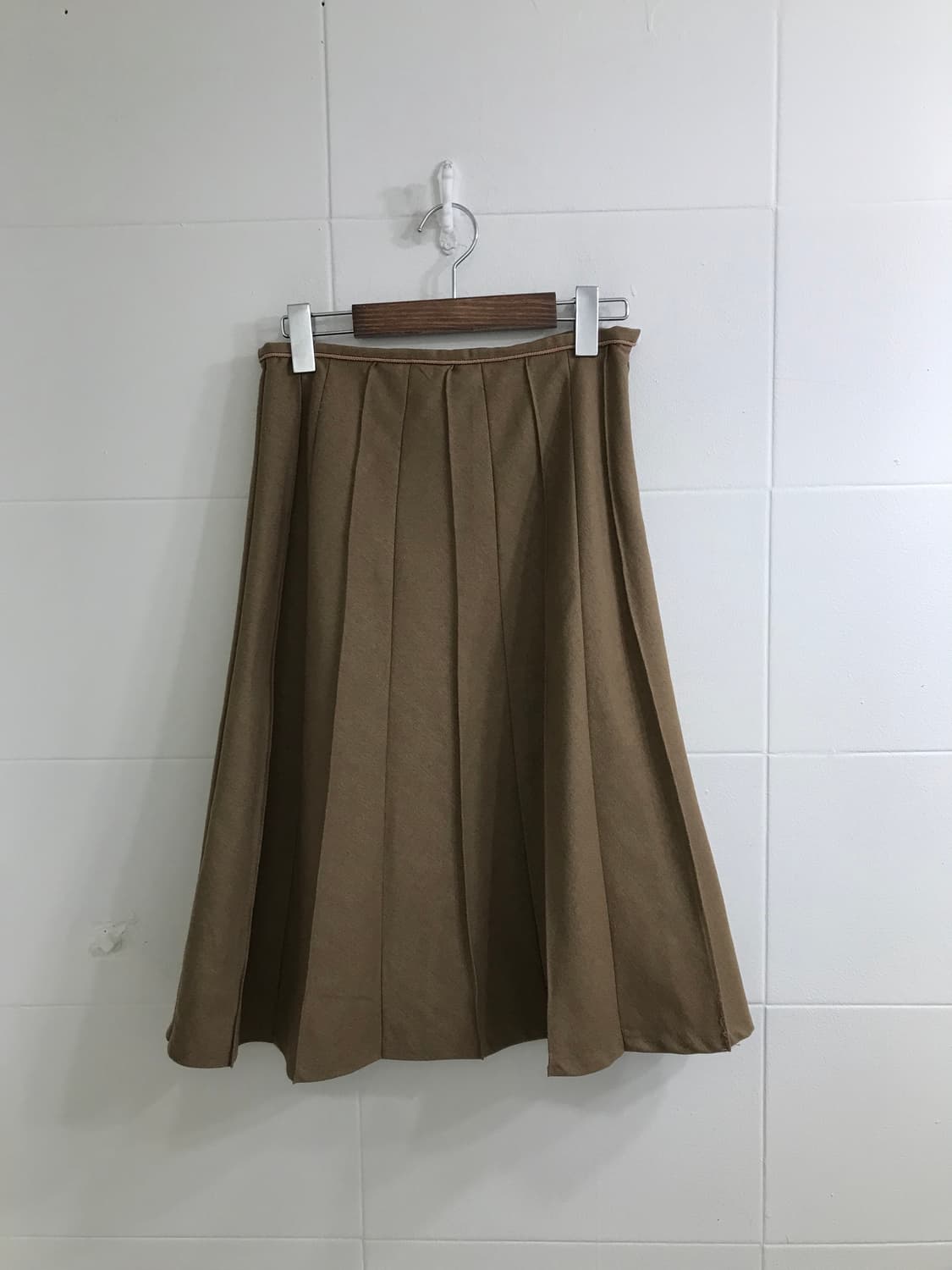 버버리 핑크 체크 베이지 코트 니혼진 모리걸 하치 코디세트 상품이미지7