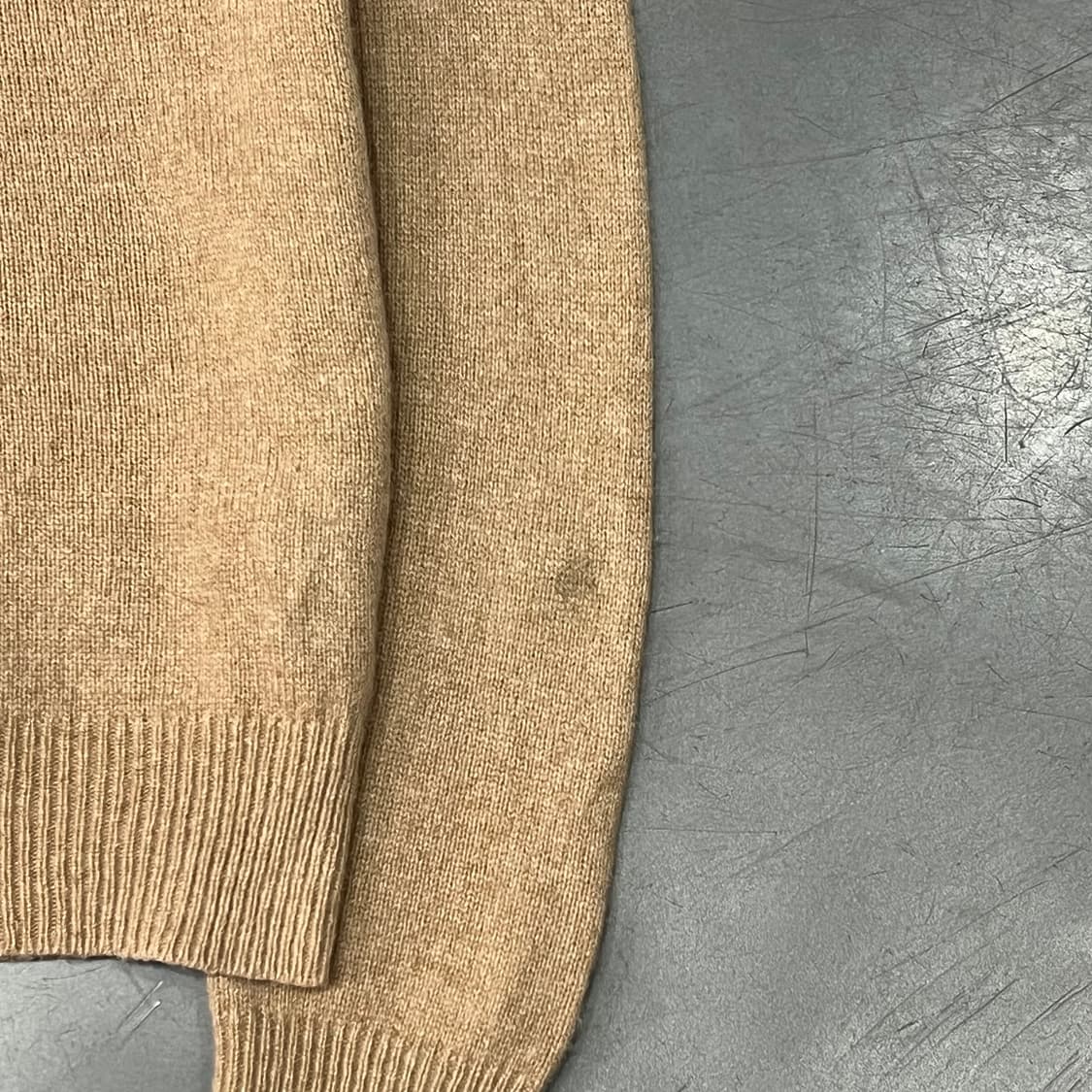  아페쎄 레더 배색 니트 y15429 상품이미지4