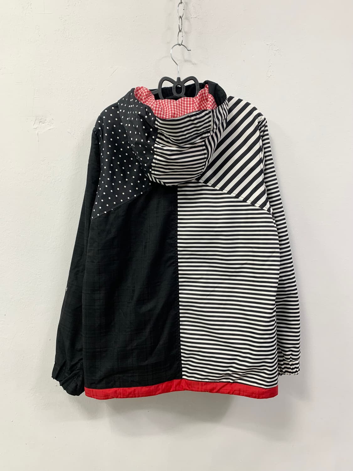 [KISS MARK] 키스마크 도트 스트라이프 하이넥 윈드브레이커 상품이미지7