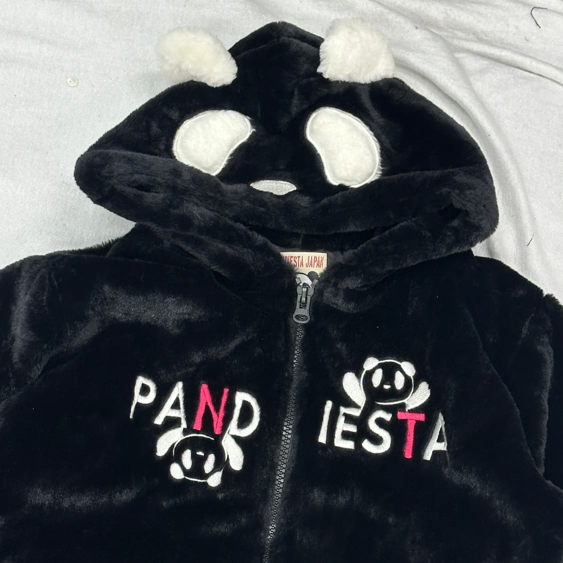 Pandieasta 일본 판디에스타 정품 지뢰계 블랙코디 후리스 후드집업 상품이미지7