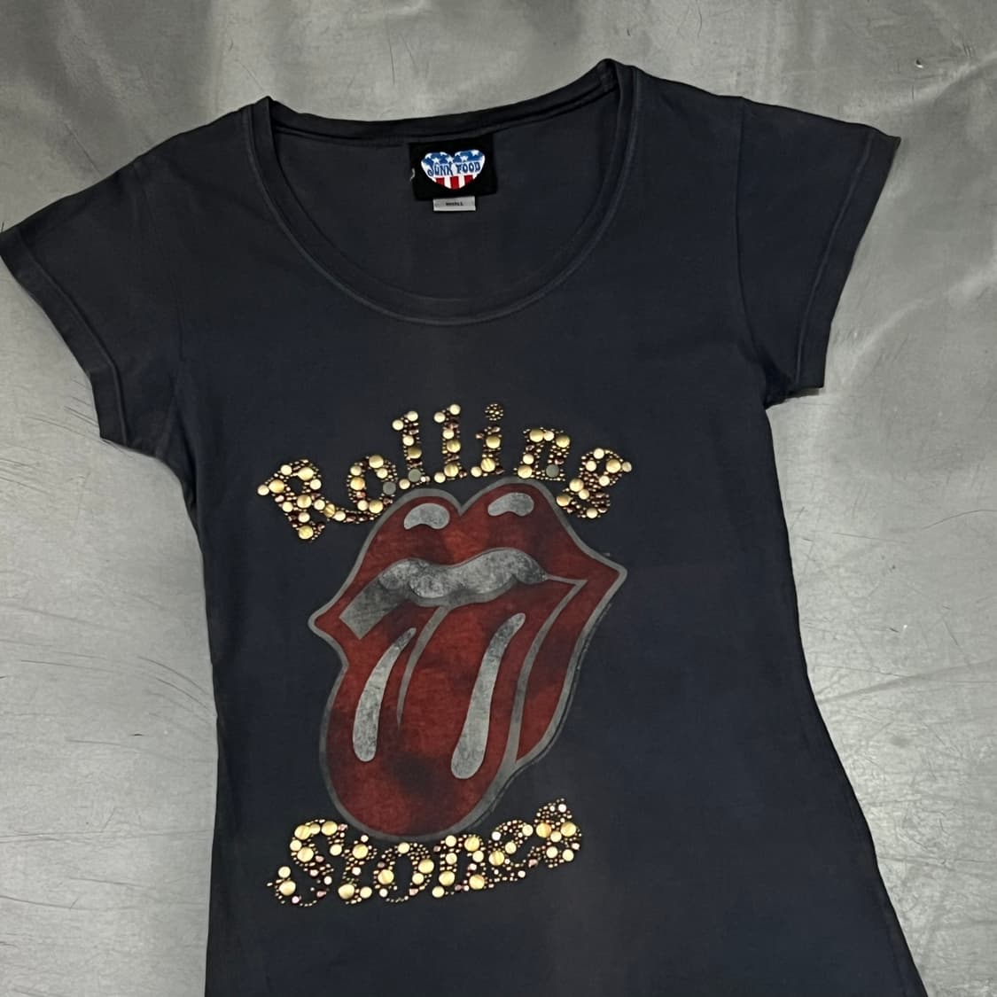  정크푸드 롤링스톤즈 큐빅 반팔티 y16176 상품이미지3
