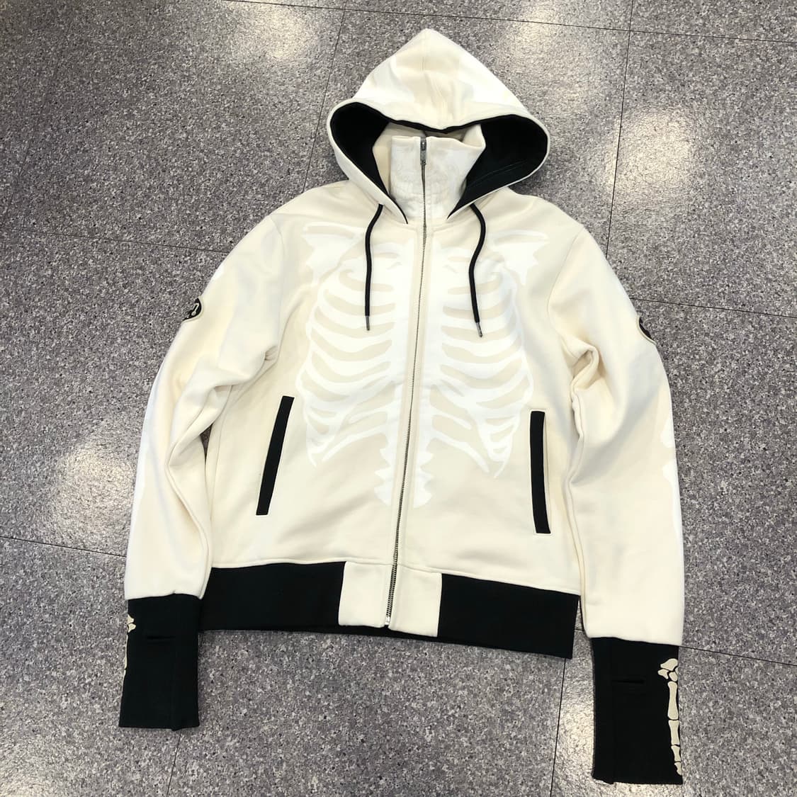 밴슨 본 스켈레톤 넥워머 후드집업 상품이미지2