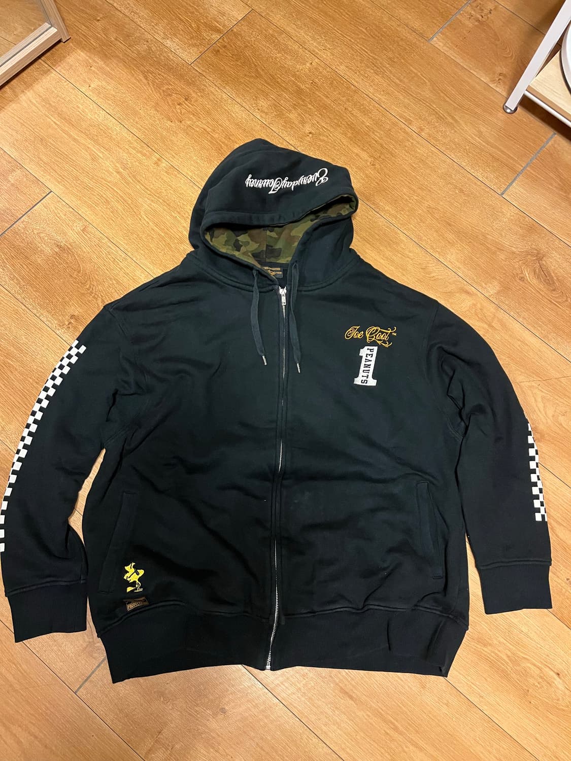 피너츠 스누피 후드집업 2XL 상품이미지3