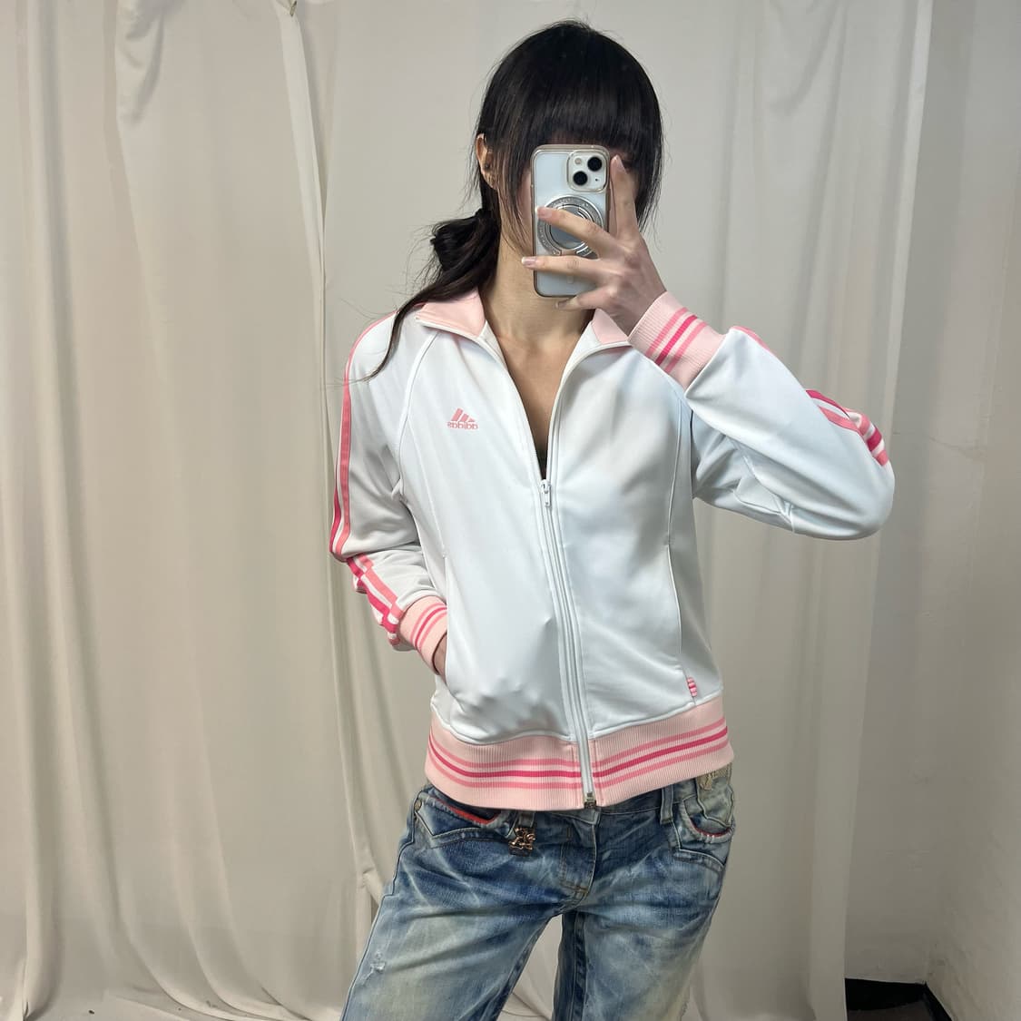 Adidas white pink jersey 상품이미지1