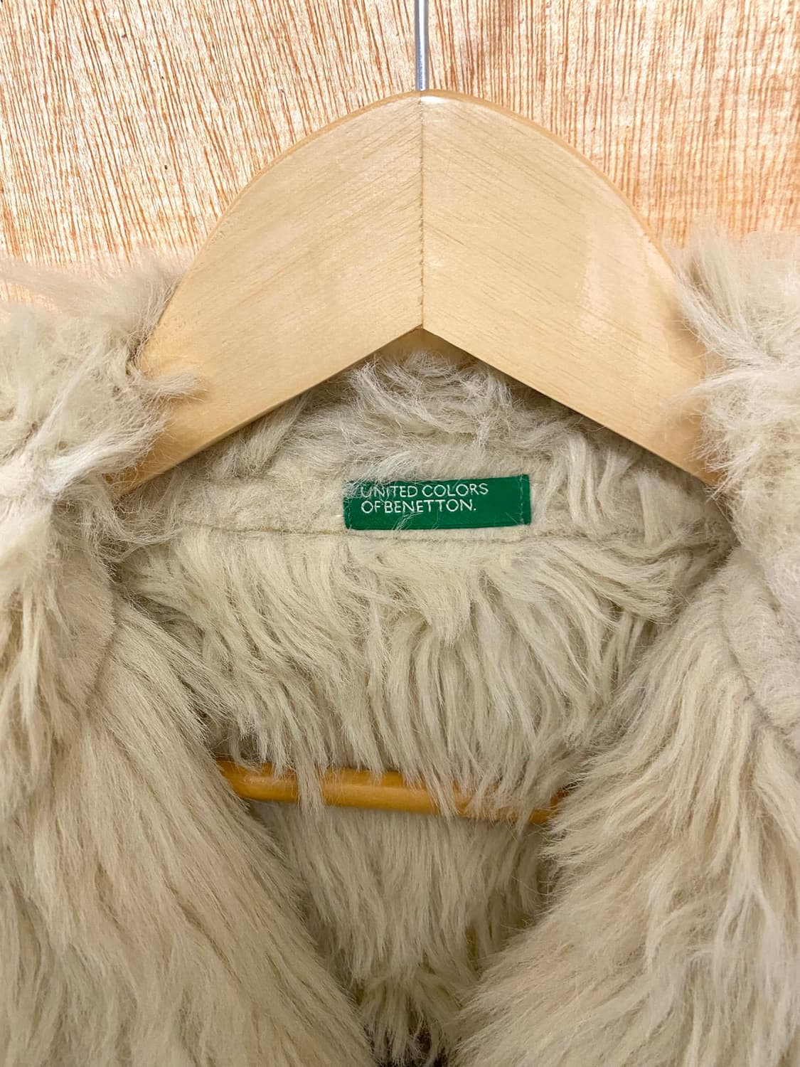 BENETTON suede fur coat 인조 스웨이드 퍼 코트 무스탕 상품이미지6