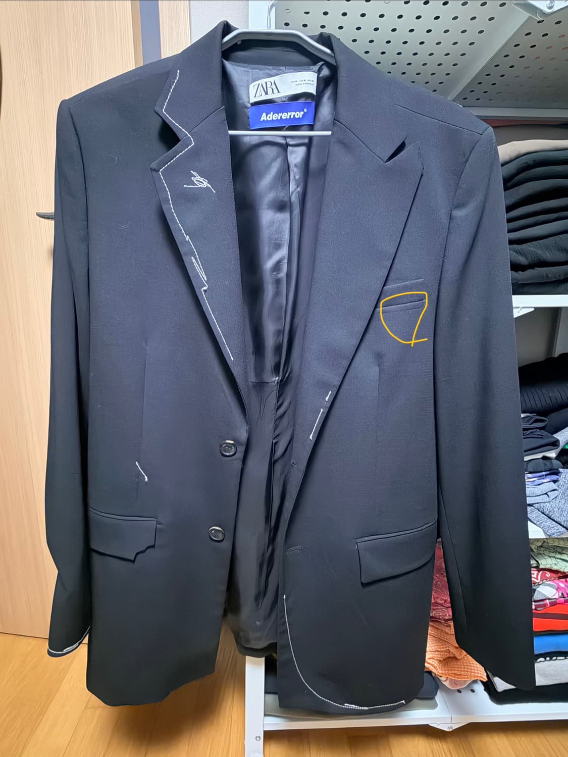 ZARA 아더에러 콜라보 스티치 블레이저 상품이미지1