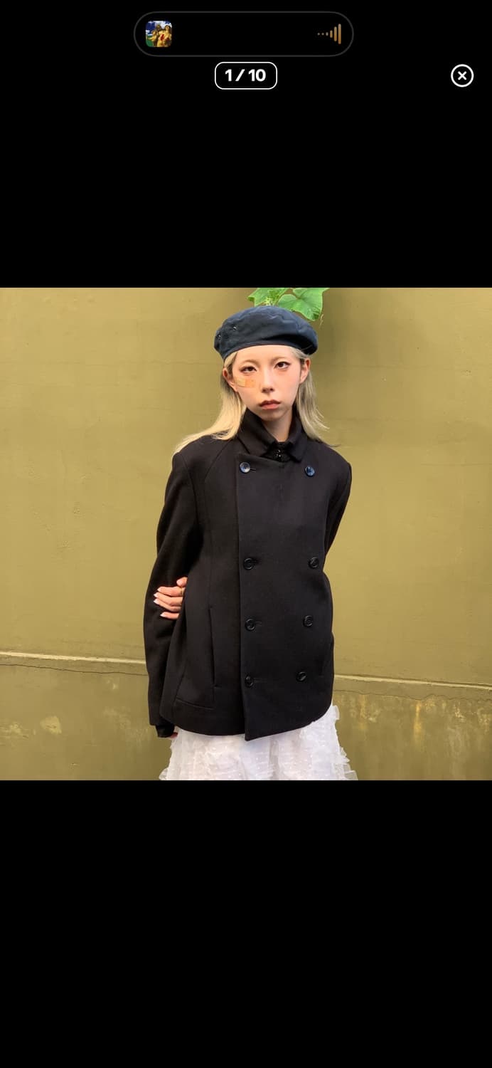 폴로 랄프로렌 하프코트 네이비 M 상품이미지9