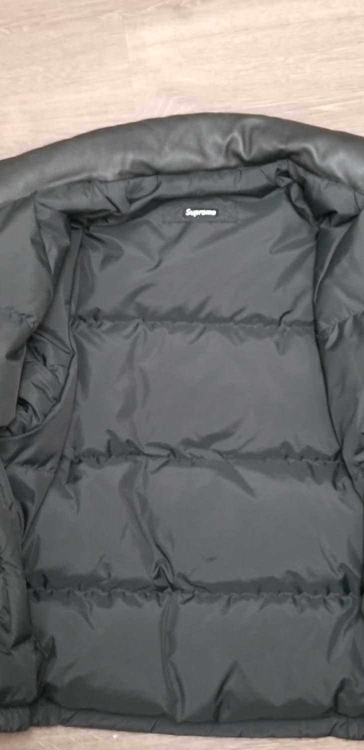 슈프림 리버시블 다운 푸퍼 자켓 블랙 24SS 상품이미지3