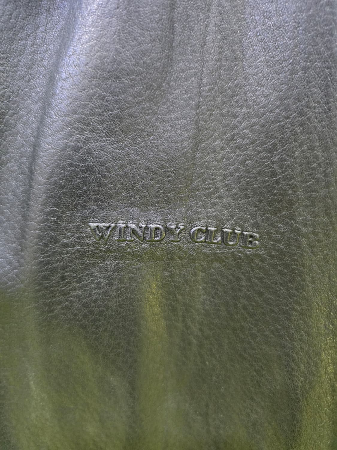 윈디클럽 블랙 가죽 자켓 100 상품이미지2