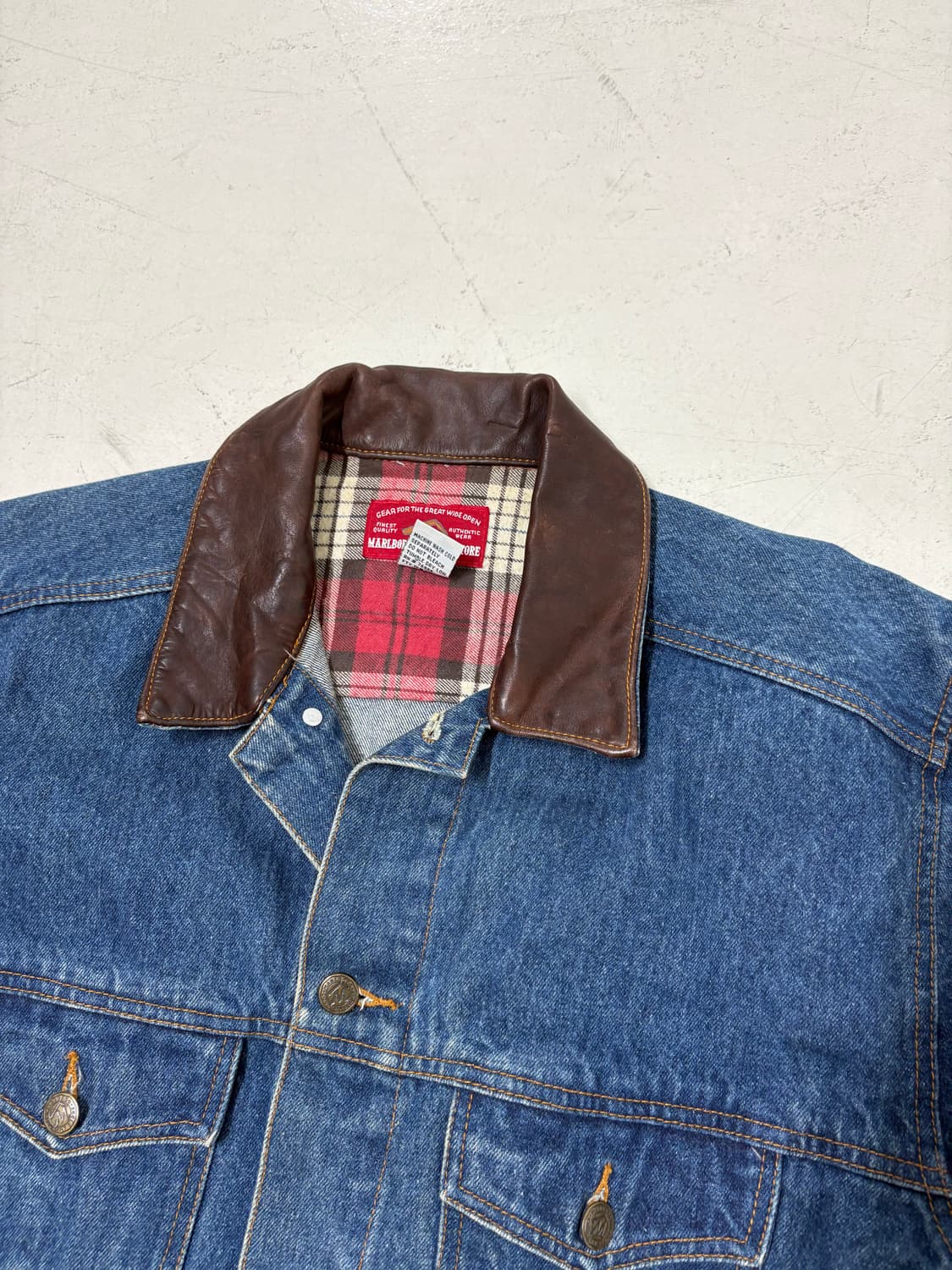 90's Marlboro Country Denim Trucker JK 상품이미지2