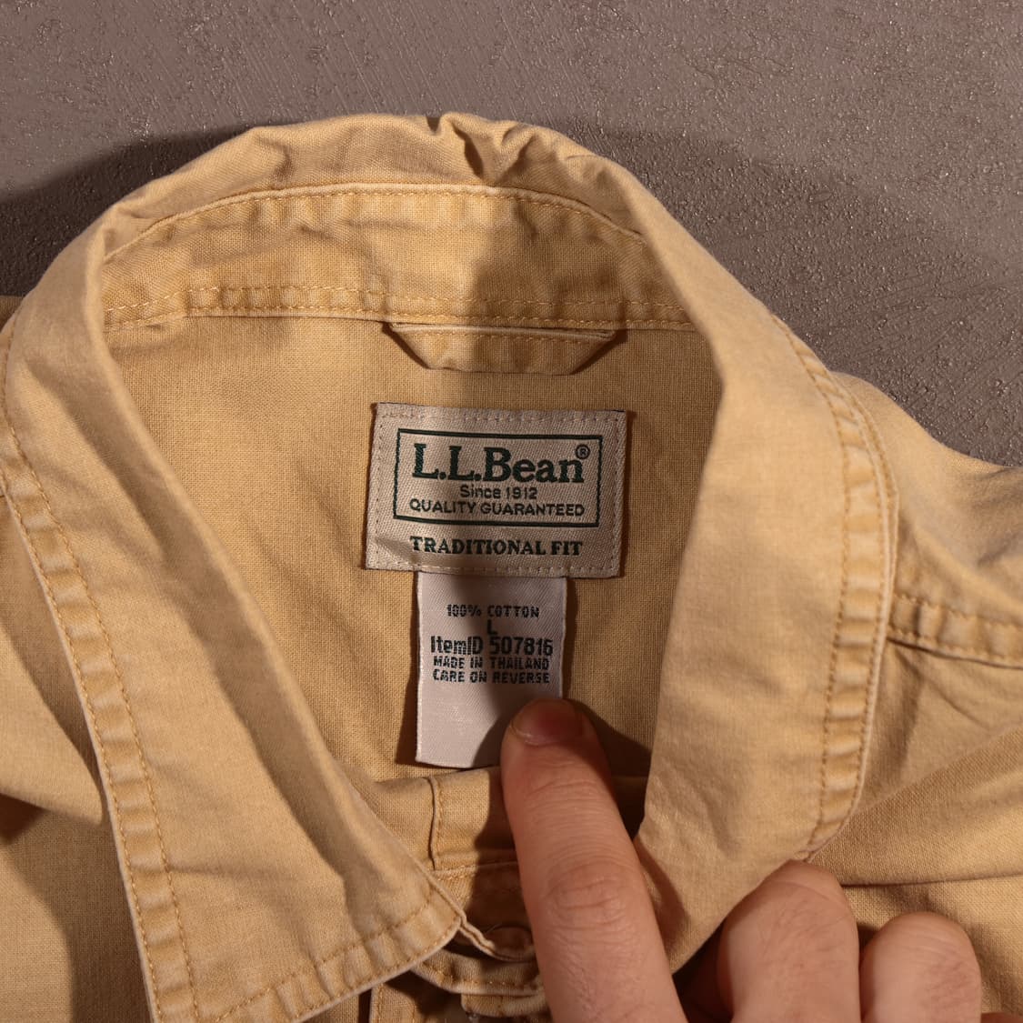 엘엘빈 코튼 워크셔츠 상품이미지4