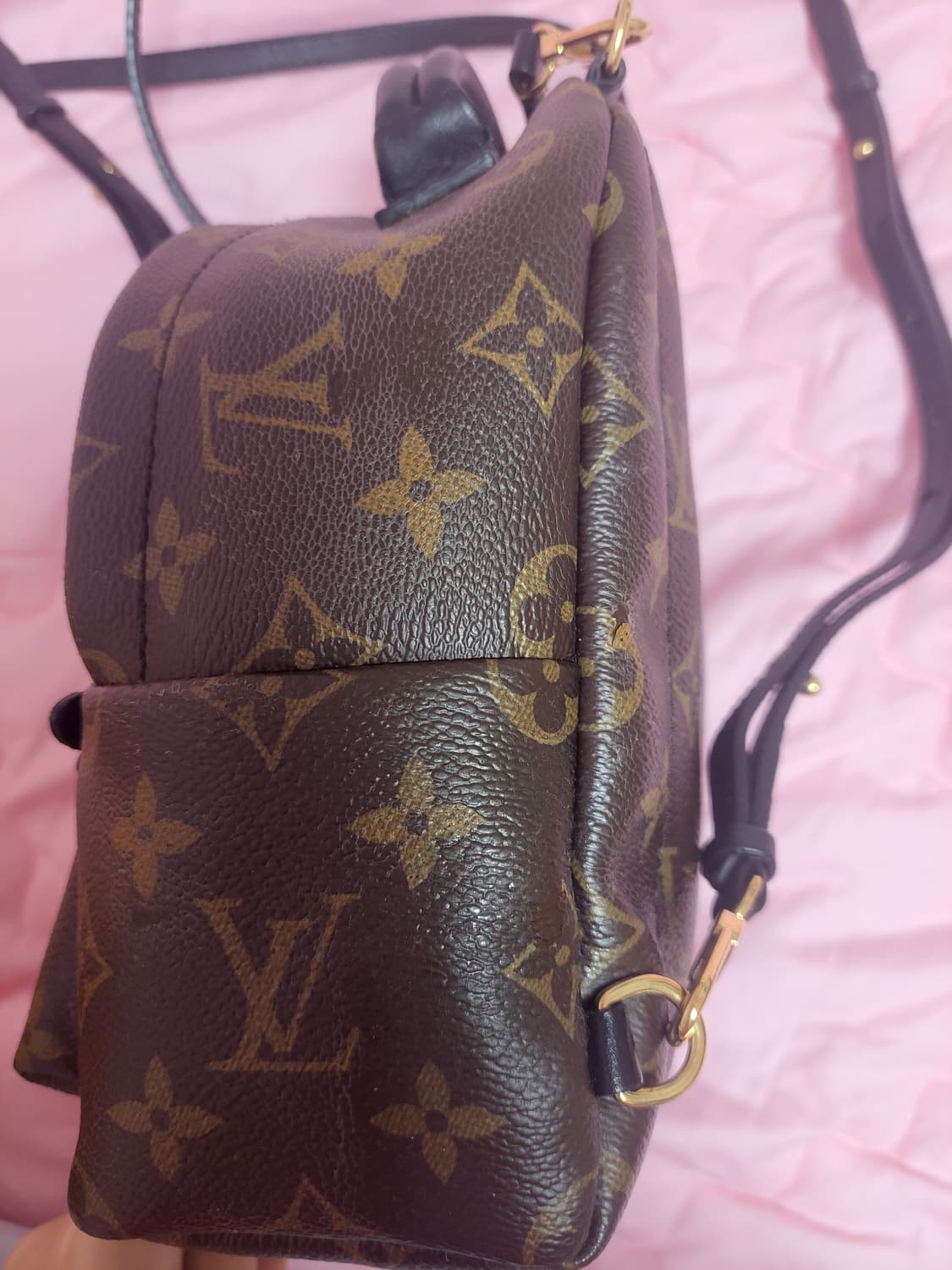 정품)급처상태좋음!루이비통 팜 스프링스 미니 백팩 가방 공홈가 362만원 상품이미지9