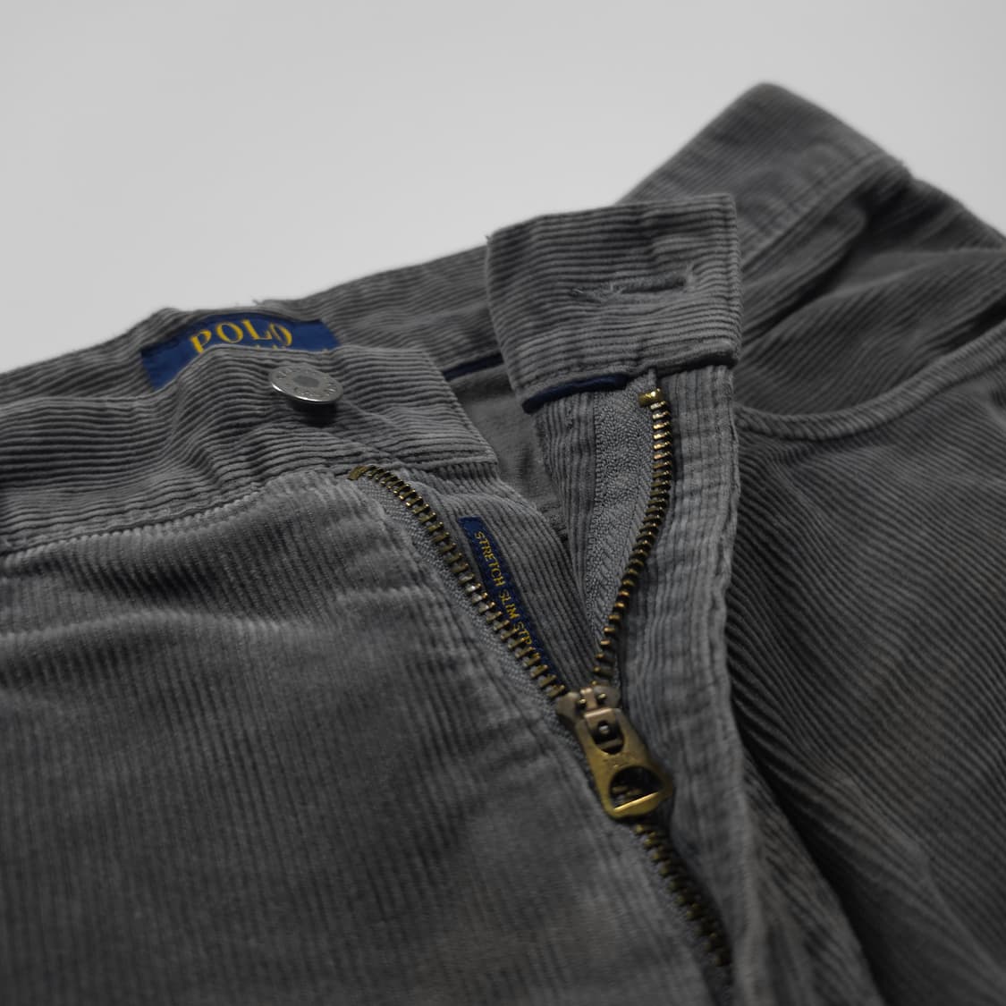 폴로 랄프로렌 가죽 패치 아메카지 코듀로이 팬츠 (32) 상품이미지3