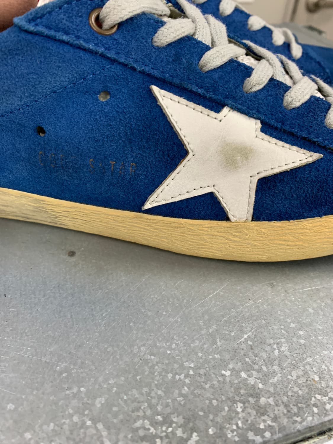 골든구스 슈퍼스타 스웨이드 블루 42(265) 상품이미지4