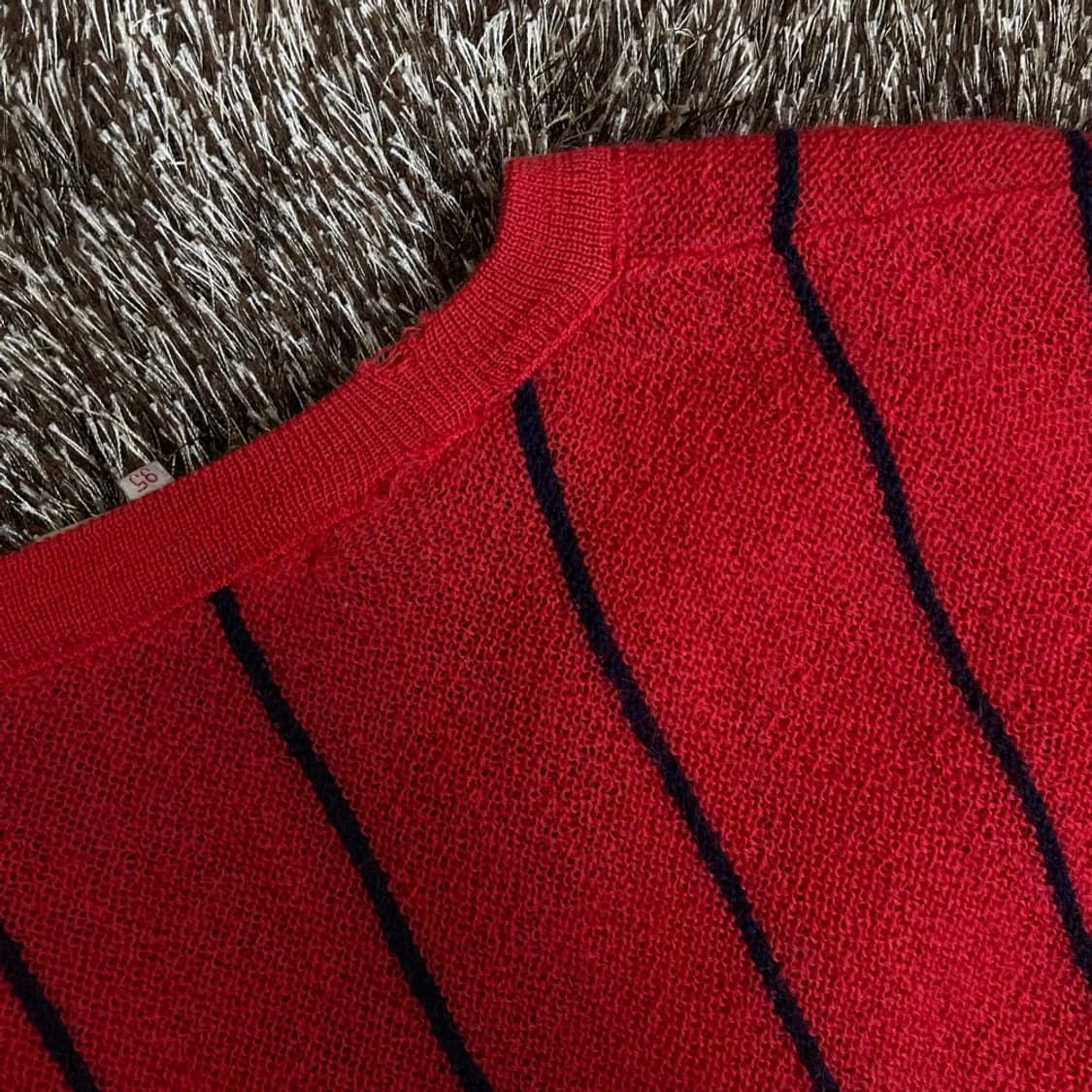 라코스테 LACOSTE 80s 스트라이프 브이넥 니트 95 상품이미지8