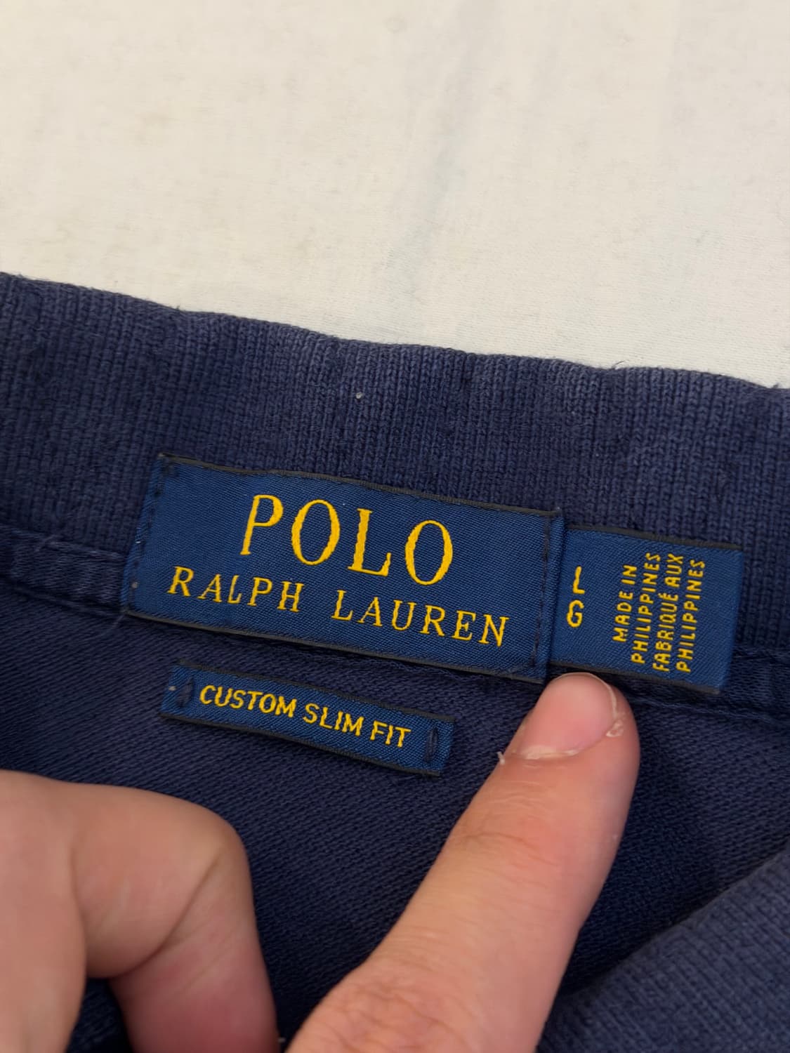 폴로 랄프로렌 빅포니 치프키프 성조기 카라티 네이비 상품이미지5