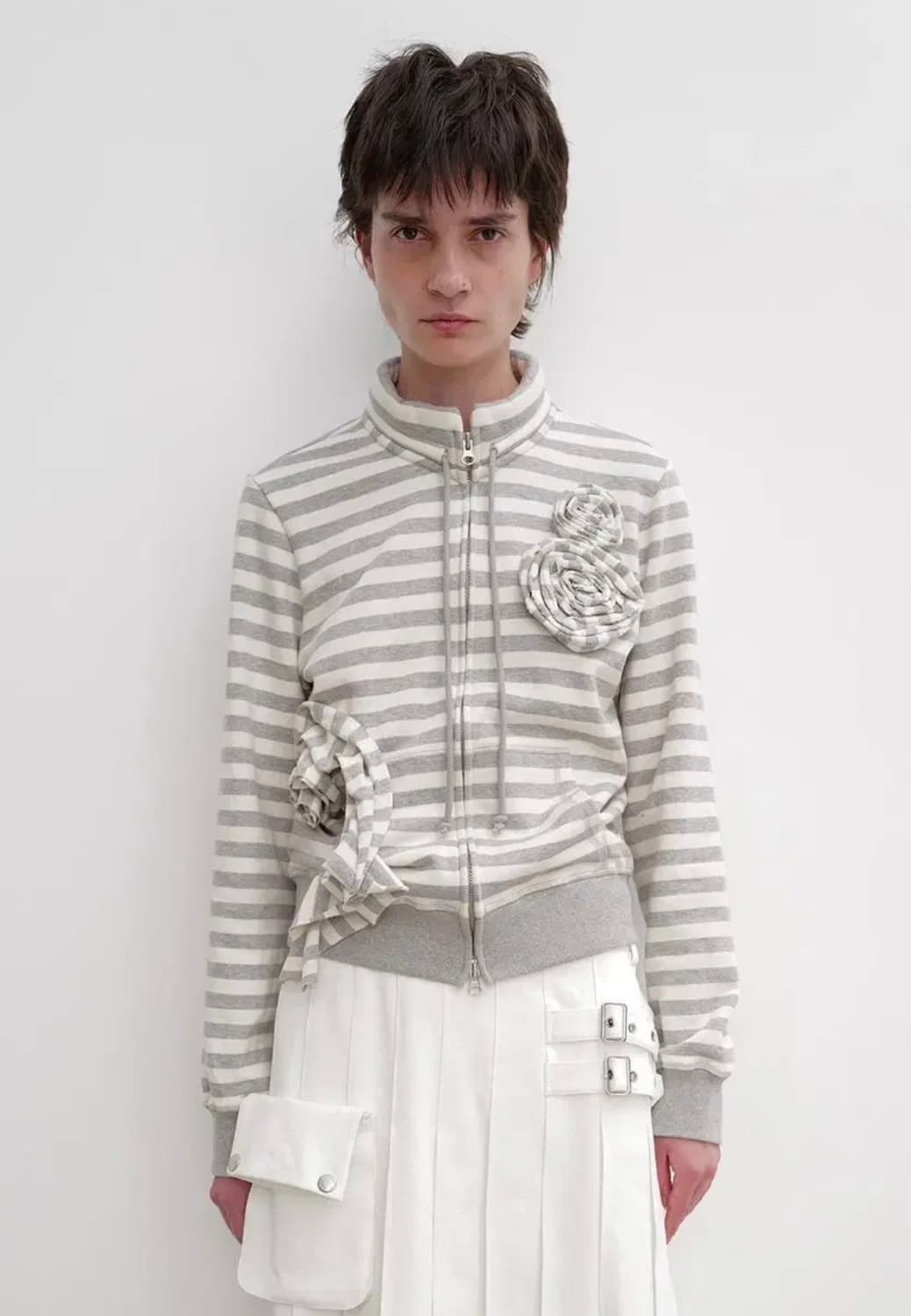 오픈와이와이 아플리케 집업 자켓 상품이미지1